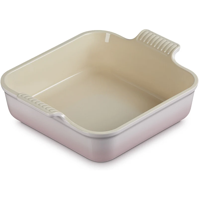 Le Creuset Auflaufform Tradition quadratisch 23 cm Shell Pink