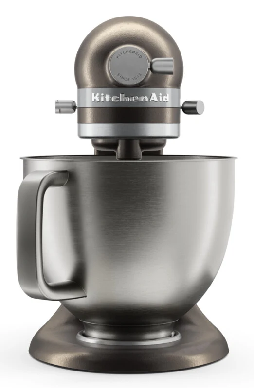 KitchenAid 4,7 L 5KSM50 Artisan Plus Küchenmaschine Breadlover mit Messerschmidt Getreidemühlenvorsatz + Brotbackschüssel