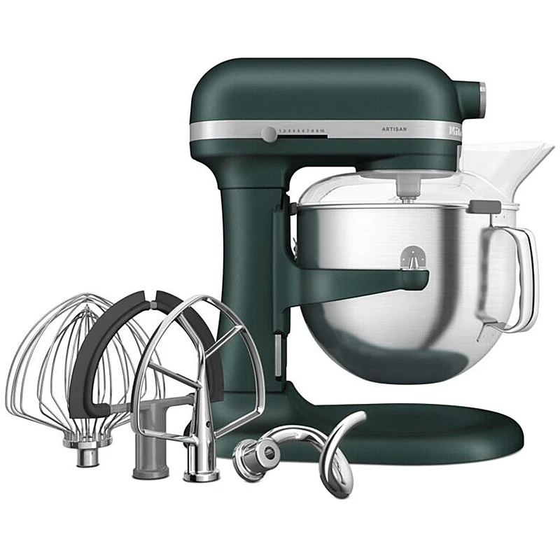KitchenAid 5KSM70SHXEPP Küchenmaschine 6,6 L ARTISAN mit Schüsselheber Farbe Pebbled Palm