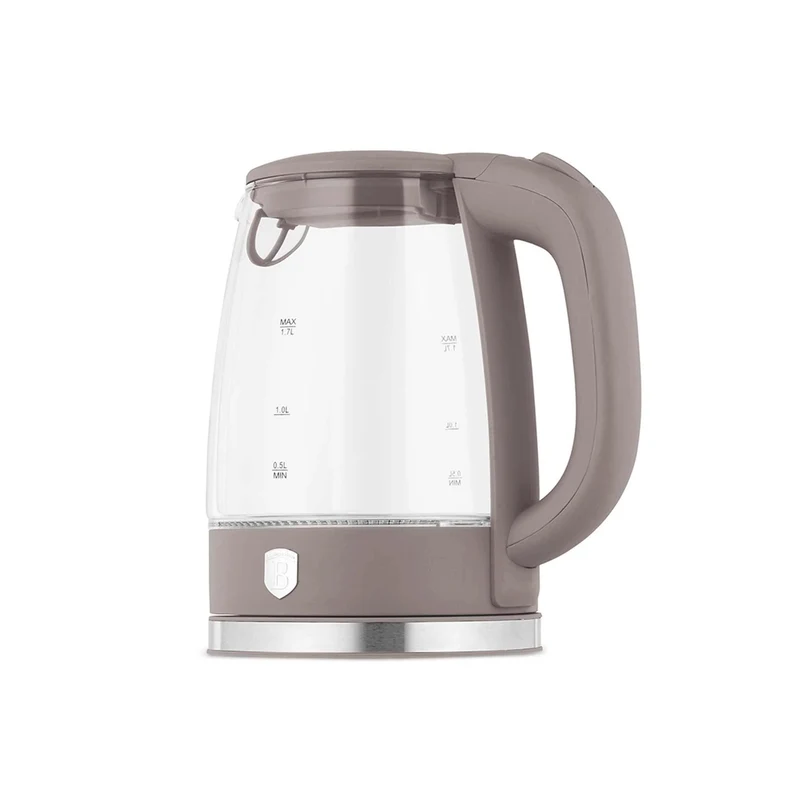 BerlingerHaus Wasserkocher Glas Taupe - 1.7 Liter - 2200W
