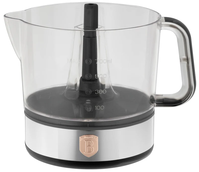 BerlingerHaus Elektrische Zitruspresse / Orangenpresse Schwarz Roségold - 0,7 L - 40 W