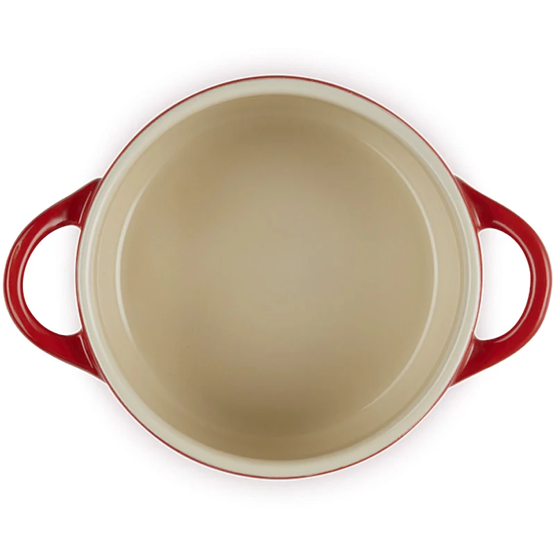 Le Creuset Mini Cocotte Holly 10cm Kirschrot