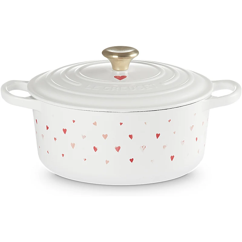 Le Creuset Bräter rund Signature 22 cm Hearts