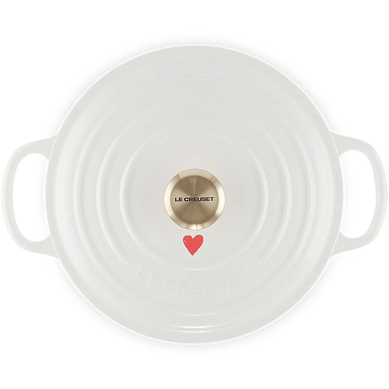 Le Creuset Bräter rund Signature 22 cm Hearts