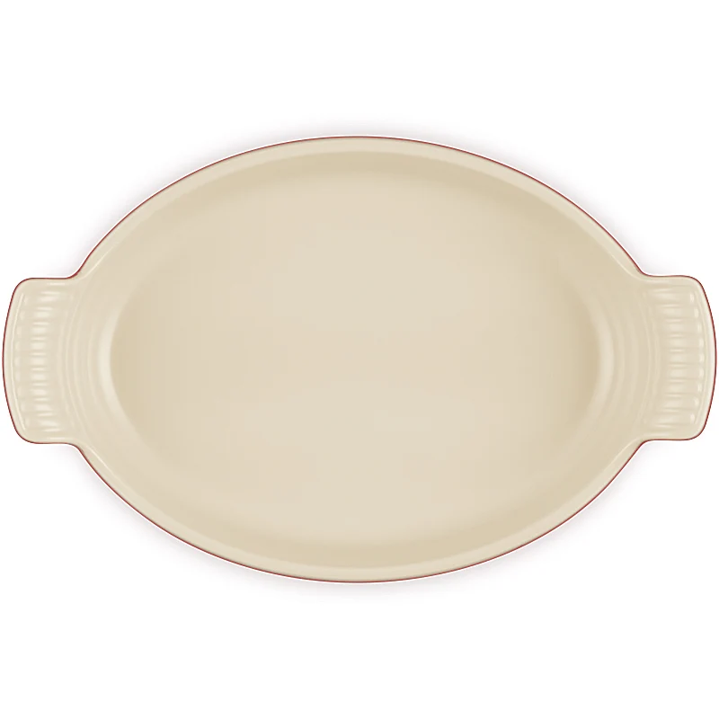 Le Creuset Auflaufform Tradition oval 28 cm Kirschrot