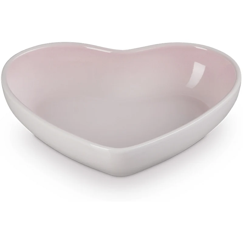Le Creuset Schüssel Herzform 650 ml Shell Pink