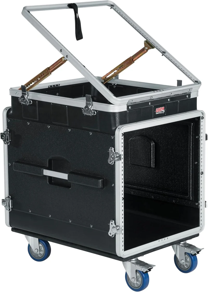 GATOR Cases Polyethylen 19 "GRC 12 HE für oben und 10 HE für die Seite mit Rollen 12 x 10 VE, 12 x 1