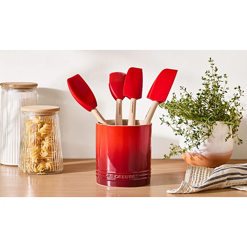 Le Creuset Topf für Kochkellen Signature 1 Liter Ofenrot