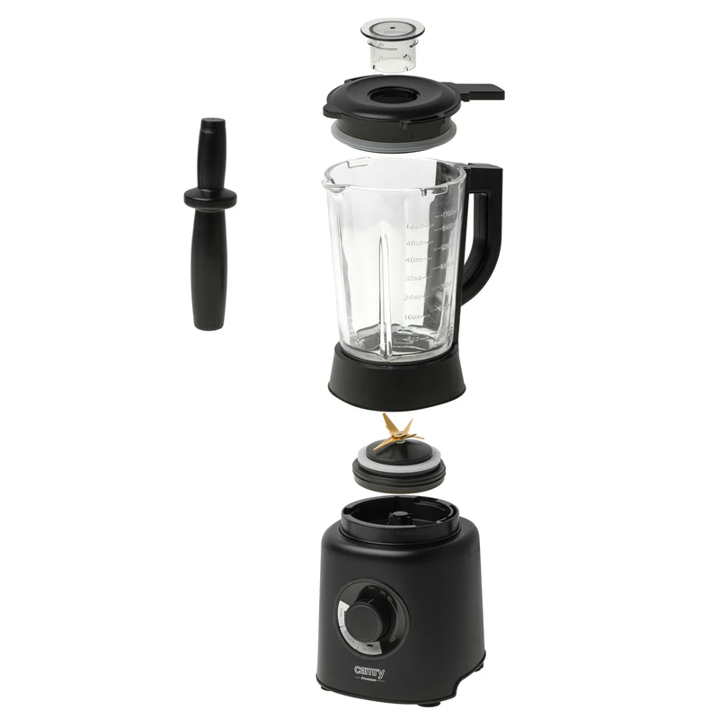Camry CR 4089 Standmixer Glas 1,7 Liter 2.000 Watt 23.000 U/min schwarz