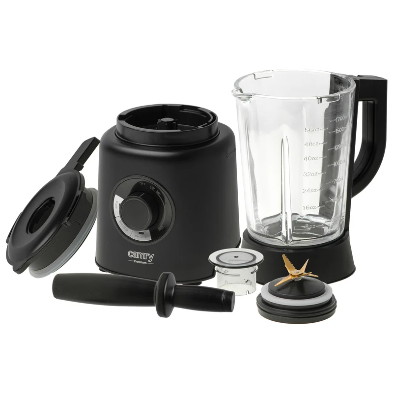 Camry CR 4089 Standmixer Glas 1,7 Liter 2.000 Watt 23.000 U/min schwarz