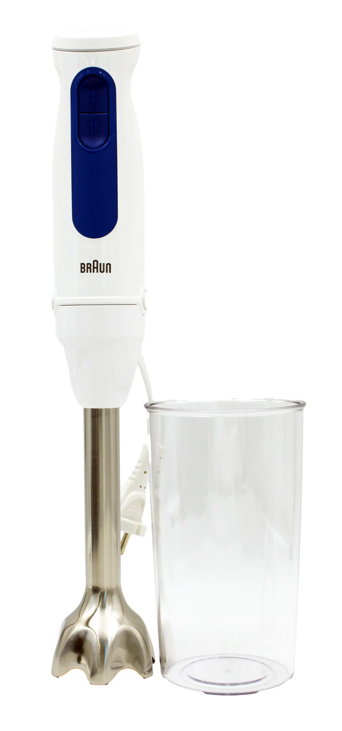 Braun MQ30202MWH MultiQuick 3 Stabmixer-Set weiß/blau 900 Watt