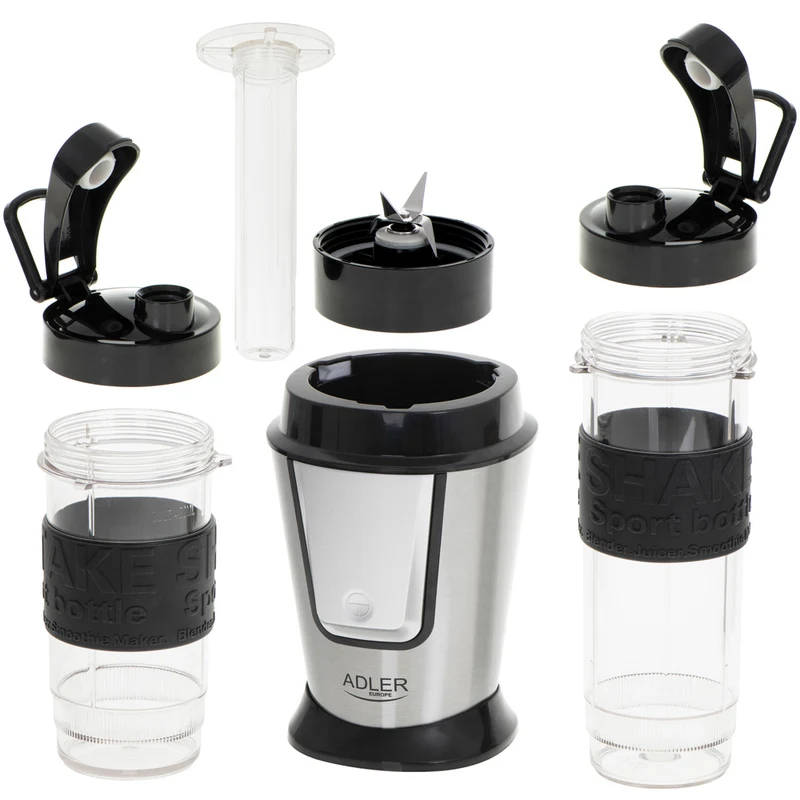 Adler AD 4081 Standmixer Smoothie-Maker inkl. 2 Sportflaschen