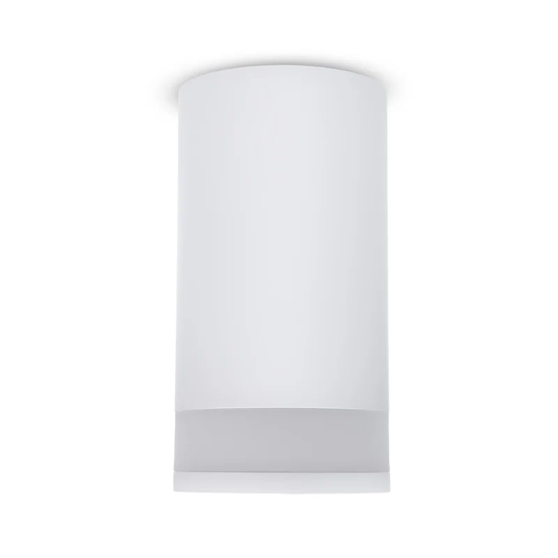 Maclean surface-mounted luminaire / tube, spot, round, aluminum, GU10, 55x130mm, white, MCE361 W+ LED bulb GU10 7W Maclean Energy MCE437 NW neutral white 4000K, 220-240V~, 50/60Hz, 490 lm