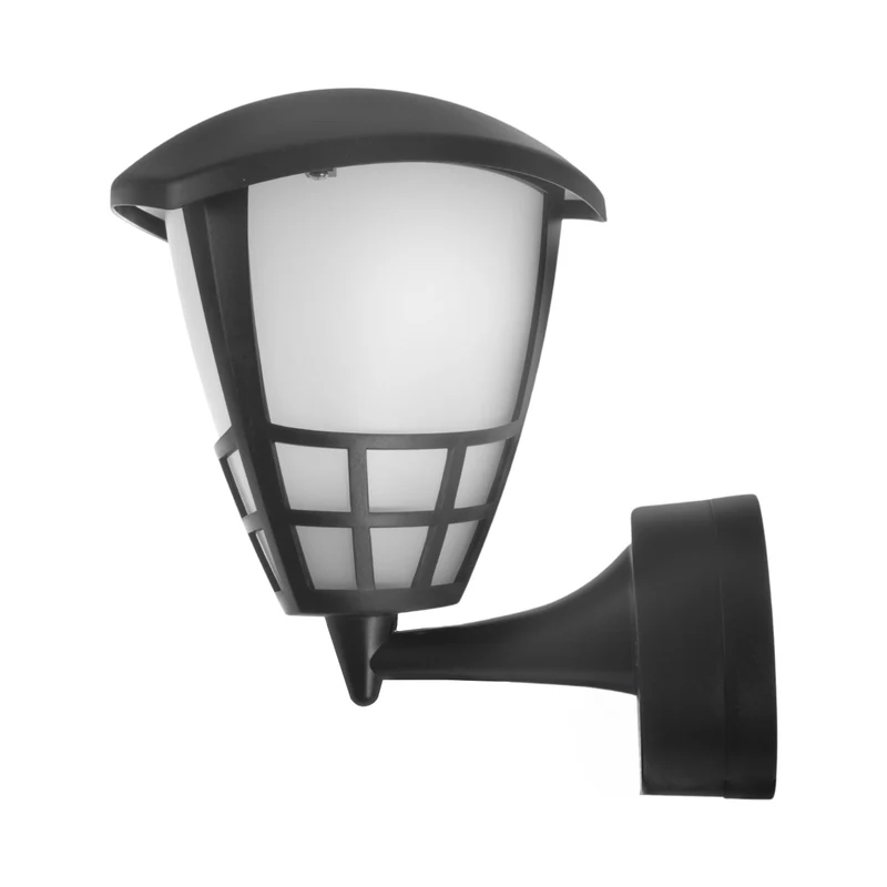 Wall lamp 1xE27 Maclean, max load 60W, IP65, black color, MCE519 B + LED filament bulb E27, 6W 230V Maclean Energy MCE284 WW warm white 3000K 720lm retro decorative edison