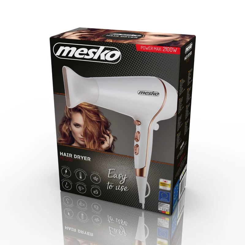 Mesko MS2250 hair dryer with cold blowing function
