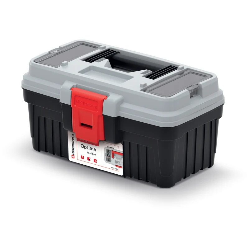 Kistenberg KOP4020-4C Optima 40 Toolbox with Carry Handle Compartment Box Lid Organisers
