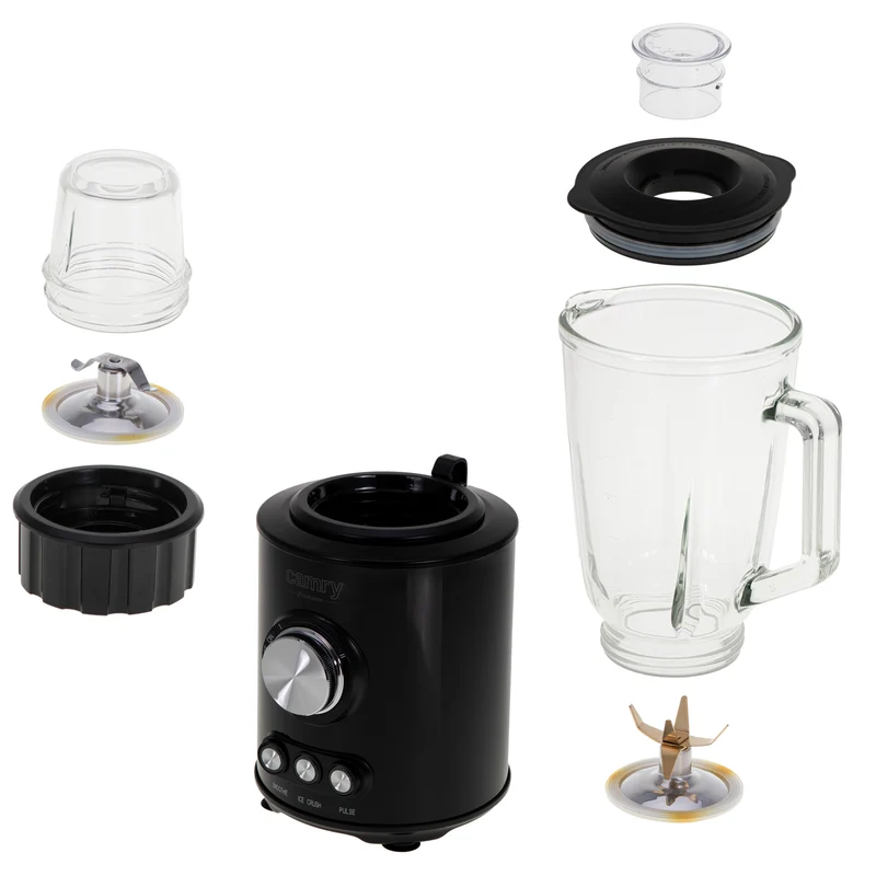 Camry CR 4088 Standmixer Glas 1,5 Liter 1.700 Watt 17.000 U/min schwarz