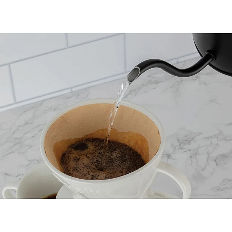 Dualit Pour over Wasserkocher Edelstahl/Schwarz