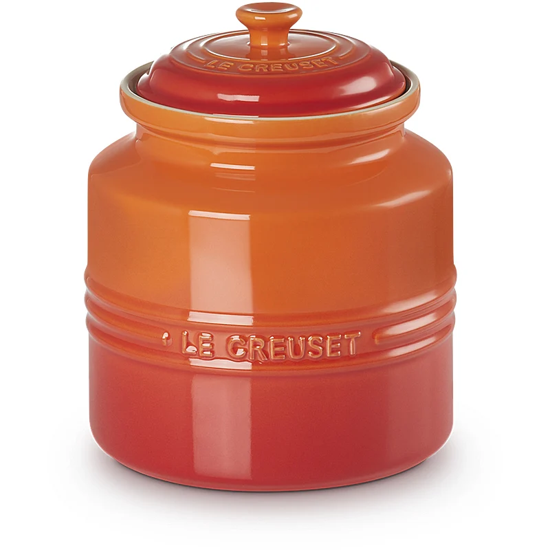 Le Creuset Keksdose mit Deckel 2,4 Liter Ofenrot
