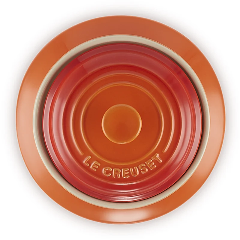 Le Creuset Keksdose mit Deckel 2,4 Liter Ofenrot