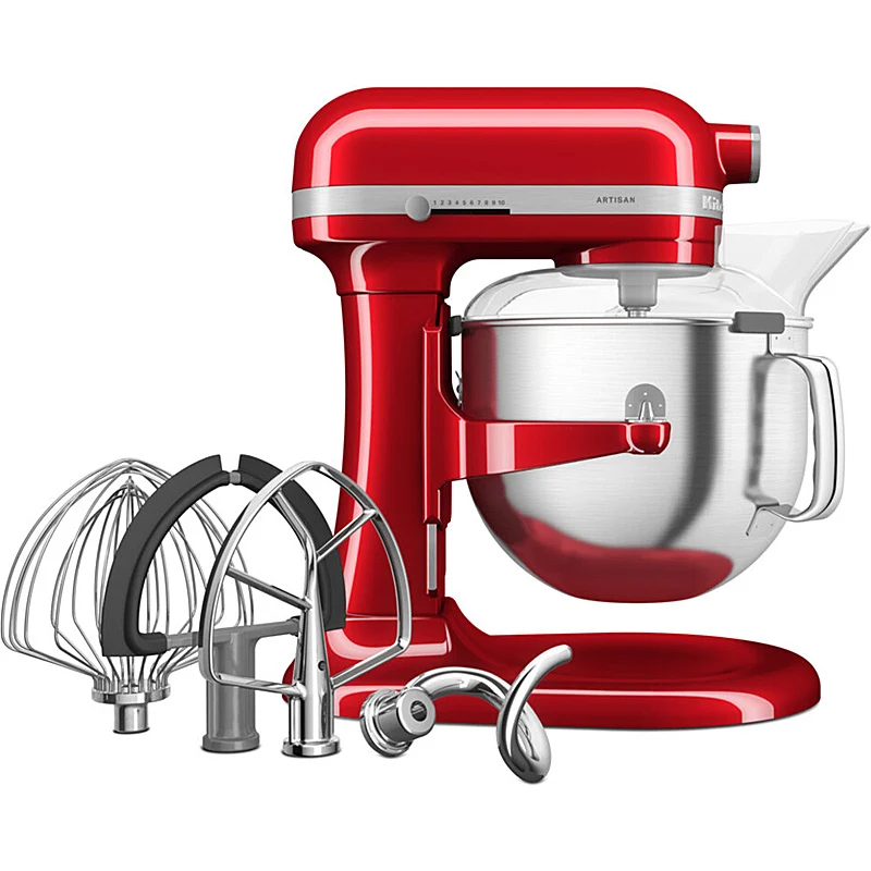 KitchenAid 5KSM70SHXECA Küchenmaschine 6,6 L ARTISAN mit Schüsselheber Farbe Liebesapfelrot