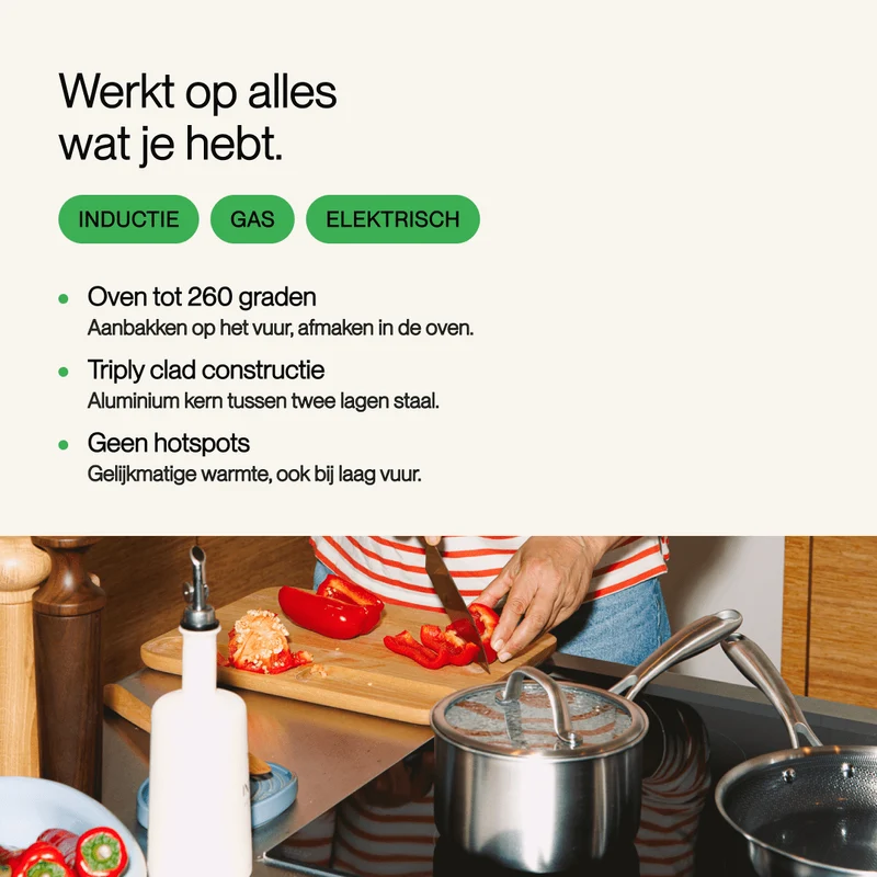 Hybride pannenset (7-delig)