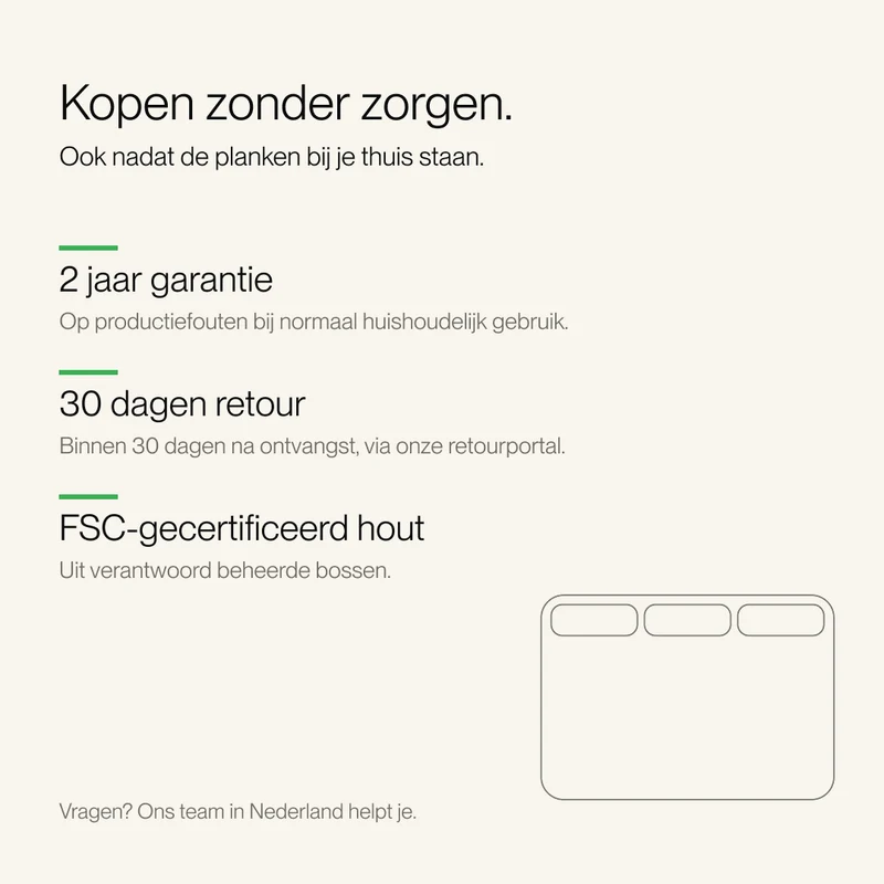 Snijplanken set 100% FSC berkenhout | 3 delig