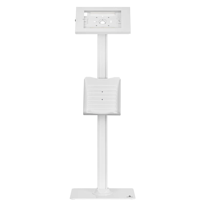 Maclean MC-476W Floor Advertising Tablet Holder with Locking Device, 9.7"-11", Compatible with iPad/iPad Air/iPad Pro, Samsung Galaxy Tab A/Tab A7/Tab S6 Lite