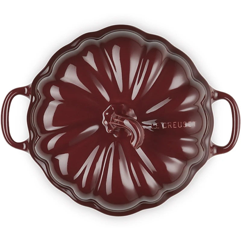 Le Creuset Förmchen Kürbis mit Deckel 350 ml Garnet