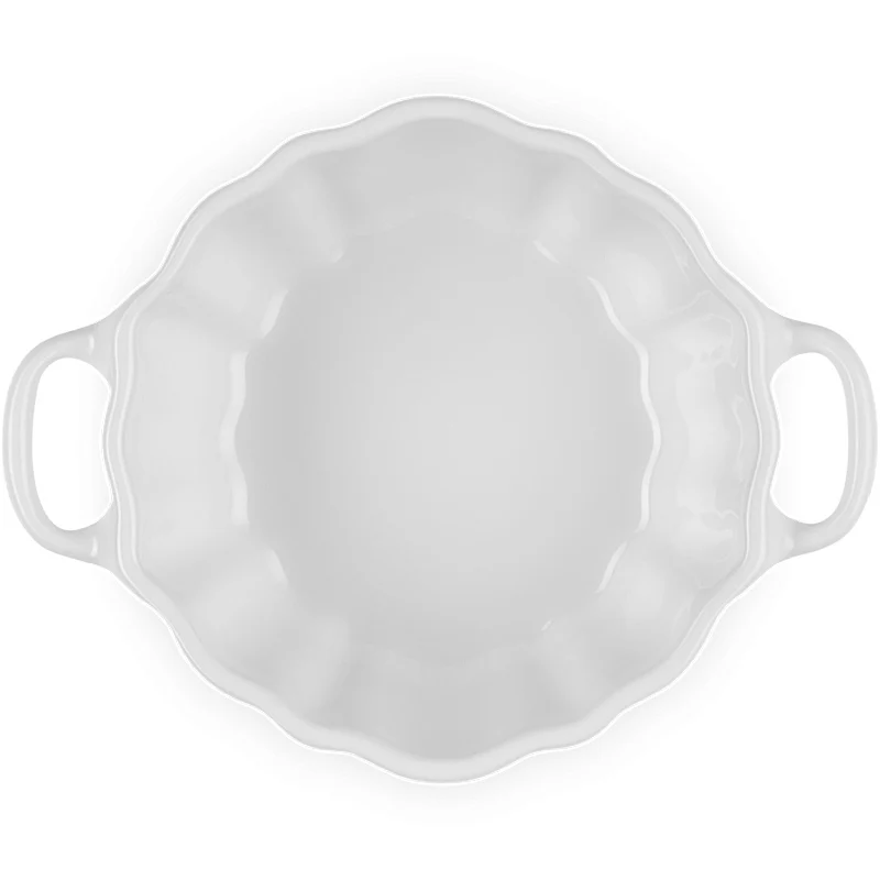 Le Creuset Förmchen Kürbis mit Deckel 350 ml White