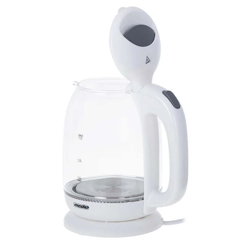Mesko MS 1302 Glas-Wasserkocher 1,7 L 2200W weiß