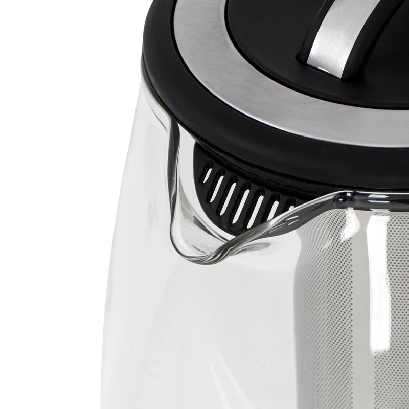 Camry CR 1290 Wasserkocher Glas mit Temperatureinstellung 2 L 2200 Watt