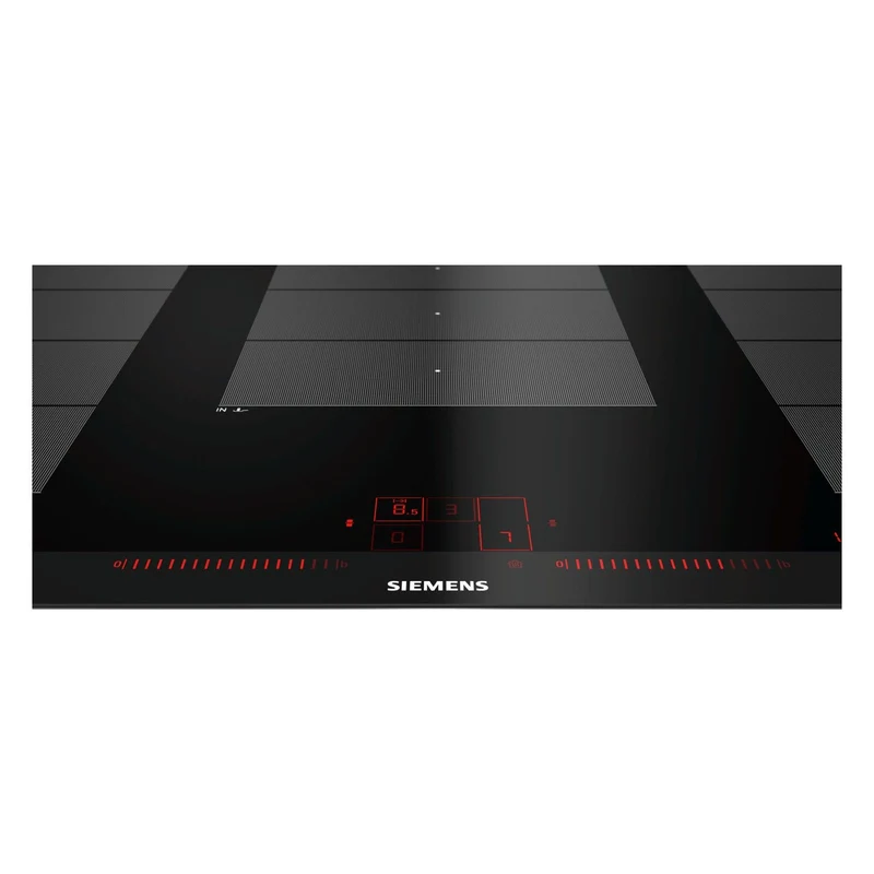 Siemens iQ700 EX975LXC1E Induktionskochfeld 90cm Integriert Zonen-5 Zonen Schwarz, Edelstahl