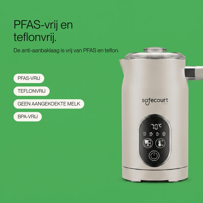 Melkopschuimer Plus - Beige