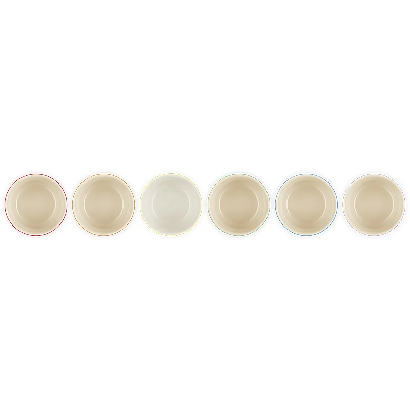 Le Creuset Förmchen 6er Set Regenbogen