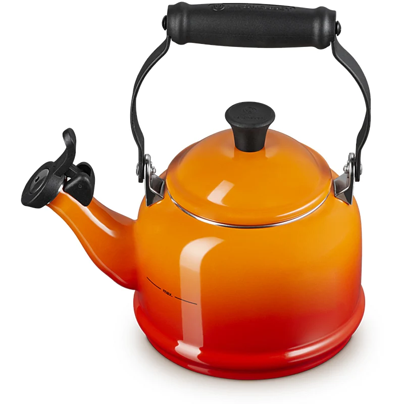 Le Creuset Wasserkessel Demi 1,1 Liter Ofenrot