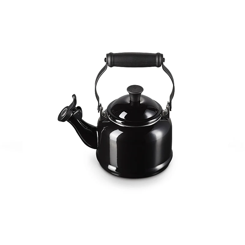 Le Creuset Wasserkessel Demi 1,1 Liter Schwarz Glänzend