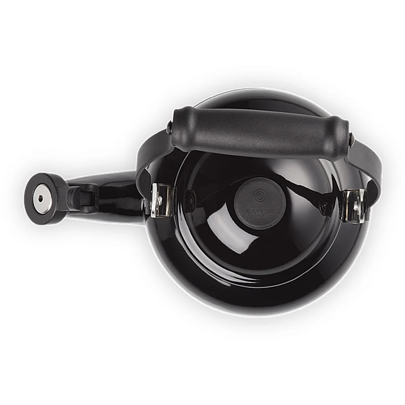 Le Creuset Wasserkessel Demi 1,1 Liter Schwarz Glänzend