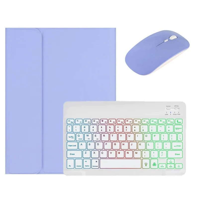 Tastaturhülle mit Hintergrundbeleuchtung für Galaxy Tab S10 Lite/S10 FE/S9 FE 11 Zoll, Tab S9/S8/S7
