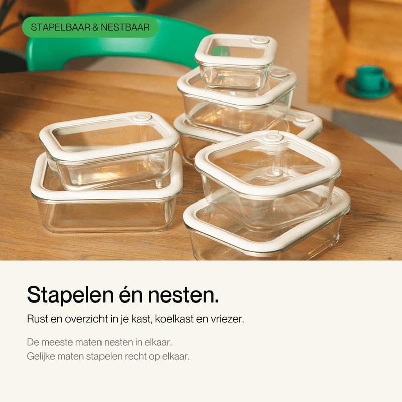 Foodstorage boxes - meal prep - 8-delig