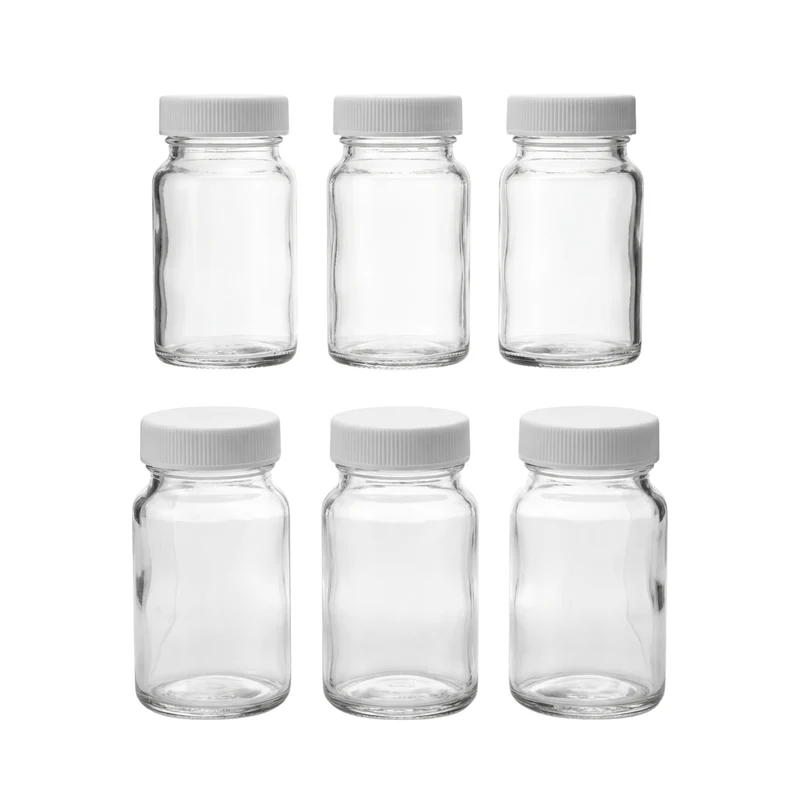 Set glazen shotglaasjes (6 stuks)
