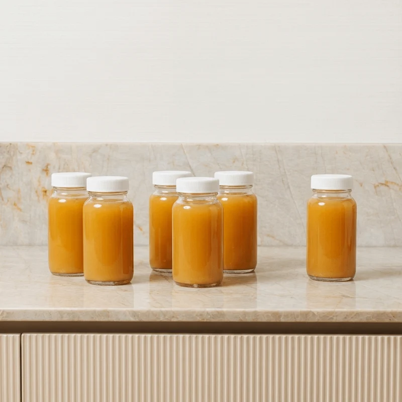 Set glazen shotglaasjes (6 stuks)