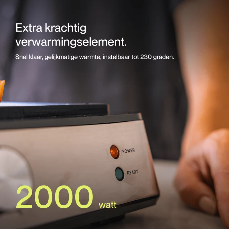 Compactgrill zilver