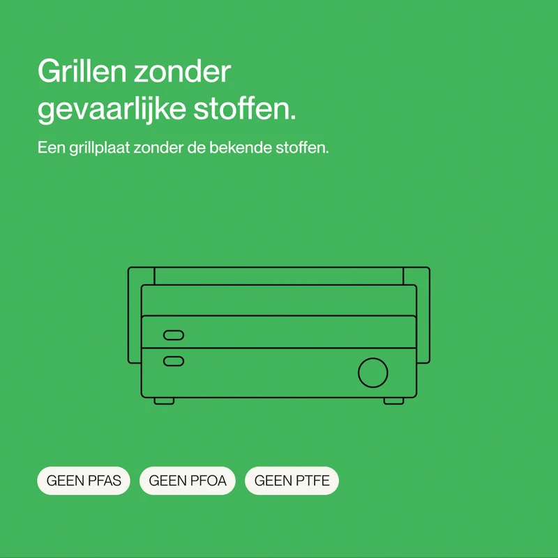 Compactgrill zilver