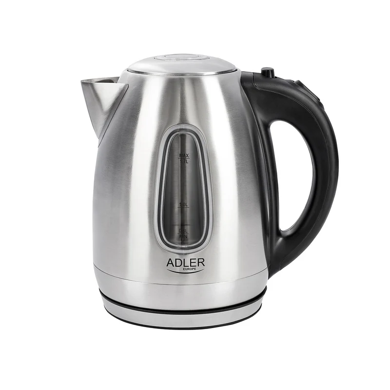 Adler AD 1223 Wasserkocher Edelstahl 1,7 L 2200 W LED-Anzeige
