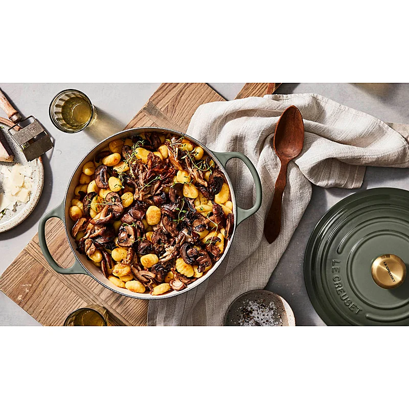 Le Creuset Bräter Signature rund 20 cm Thyme