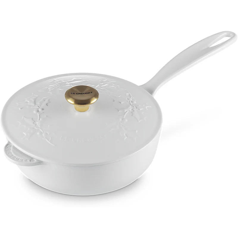 Le Creuset Stielkasserolle Holly Tradition 21 cm Cotton