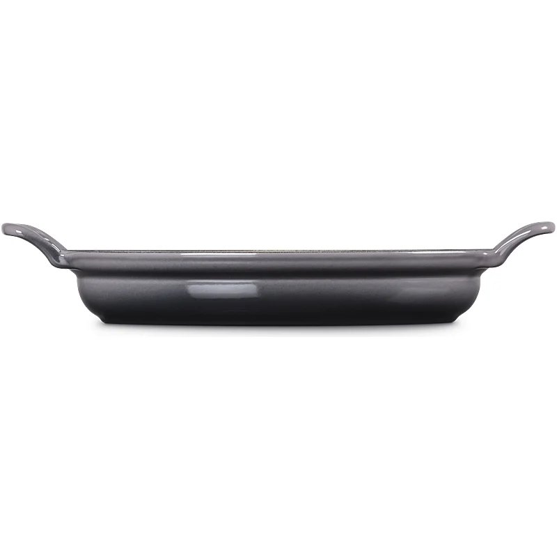 Le Creuset ovale Pfanne Modern Heritage 28 cm Flint