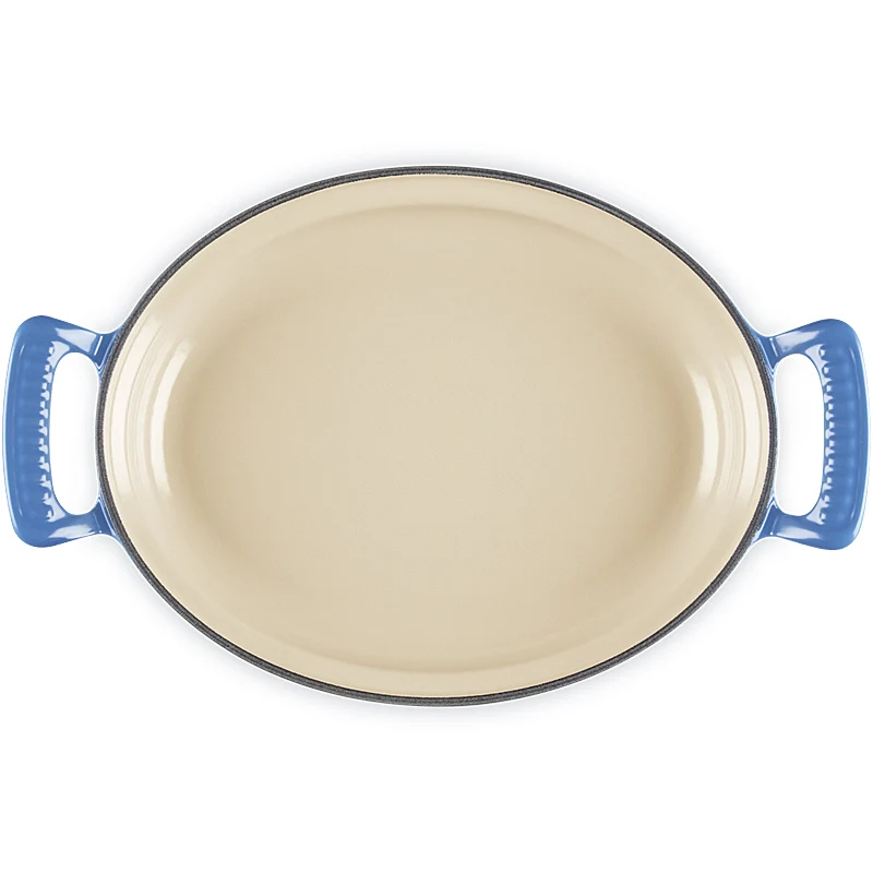 Le Creuset ovale Pfanne Modern Heritage 28 cm Azure