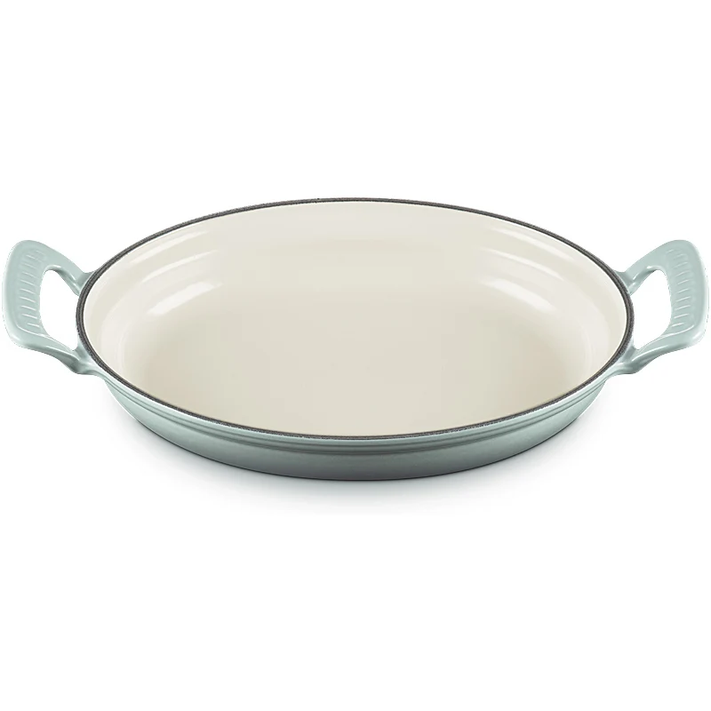 Le Creuset ovale Pfanne Modern Heritage 28 cm Sea Salt
